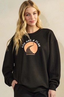 Women's Jesus Saves Ultra Comfy Pullover Sweatshirt (Open Pack) style 4