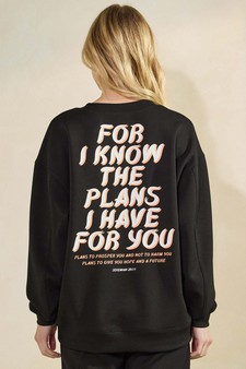 ETA 10/17/25 - Women's God Has A Plan Ultra Comfy Pullover Sweatshirt (Open Pack)