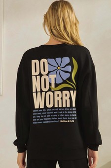 ETA 09/02/25 - Women's Do Not Worry Ultra Comfy Pullover Sweatshirt (Open Pack)