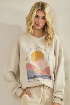 ETA 12/29/25 - Women's You are the Light of the World Ultra Comfy Pullover Sweatshirt (Open Pack) style 4