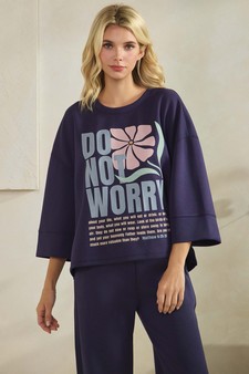 Women's Do Not Worry UltraComfy Two Tone Set style 4