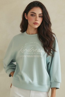 ETA 04/30/26 - Kindness Starts With Us Ultra Comfy Pullover Sweatshirt (Open Pack)