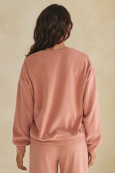 ETA 08/21/26 - God Works Miracles Corduroy Pullover Graphic Sweatshirt  (Open Pack) style 2