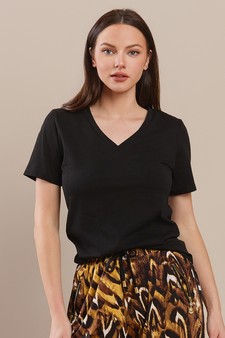 Women’s V-Neck Cotton T-shirt (L only)