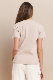 Women’s V-Neck Cotton T-shirt style 3