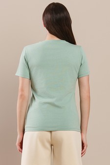 Women’s V-Neck Cotton T-shirt style 3