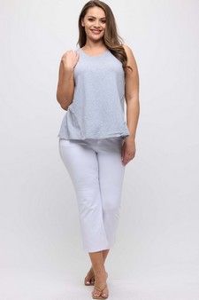 ETA 05/17/25 - The Classic Soft Cotton Raw Edge Top style 5