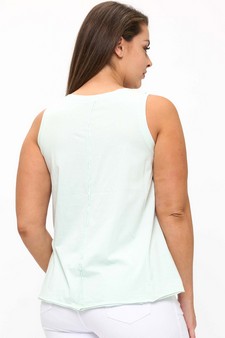 The Classic Soft Cotton Raw Edge Top style 2