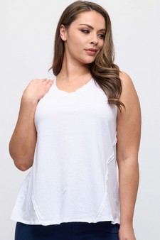 ETA 05/16/25 - The Classic Soft Cotton Raw Edge Top style 4