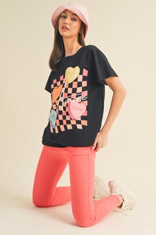 Women's "Amore" Cotton Graphic T-Shirt