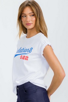 Fruit Of The Spirit Graphic Cotton T-Shirt (M only) style 4