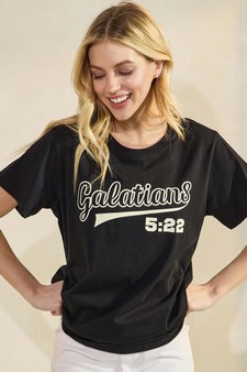 Fruit Of The Spirit Graphic Cotton T-Shirt (XL only) style 4