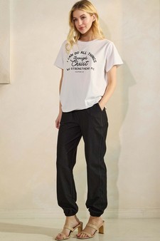 I Can Do All Things Graphic Cotton T-Shirt (XXL only) style 5