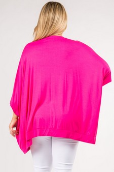 Oversized Boxy Short Sleeve Tunic Top style 3