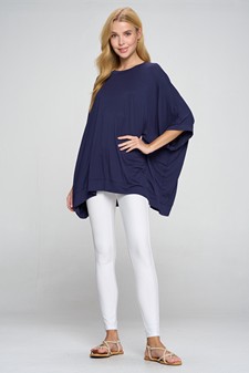 Oversized Boxy Short Sleeve Tunic Top style 5