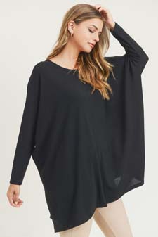 Women's Oversized Dolman Sleeve Tunic Top style 3