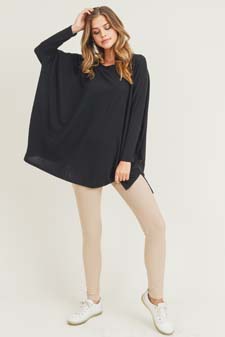 Women's Oversized Dolman Sleeve Tunic Top style 7
