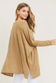 Women's Oversized Dolman Sleeve Tunic Top style 4