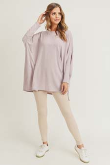 Women's Oversized Dolman Sleeve Tunic Top style 6