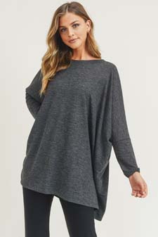 Women's Oversized Dolman Sleeve Tunic Top style 2