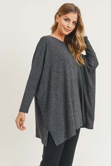 Women's Oversized Dolman Sleeve Tunic Top style 3