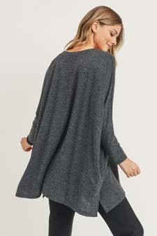 Women's Oversized Dolman Sleeve Tunic Top style 5