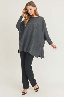 Women's Oversized Dolman Sleeve Tunic Top style 7