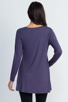 Women's Criss-Cross Long Sleeve Top style 3