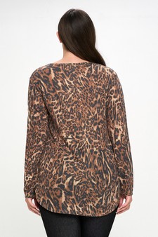 Women’s Soft Spot Leopard Print Long Sleeve style 3