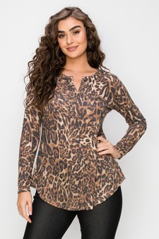 Women’s Soft Spot Leopard Print Long Sleeve