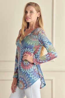 Women’s Bohemian Long Sleeve Tunic style 2