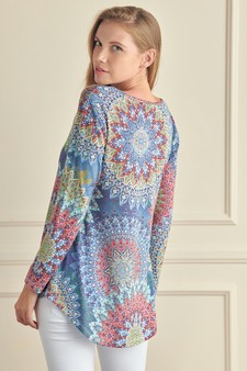 Women’s Bohemian Long Sleeve Tunic style 3