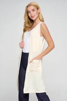 Women’s Layering Essential Sleeveless Knit w/Pockets style 2