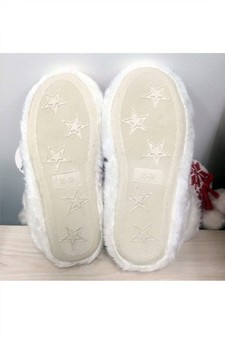 Women's Cable Knit Faux Sherpa Lined Slippers style 2