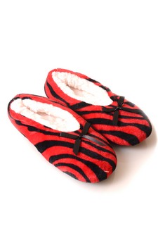 Women's Patterned Faux Sherpa Lined Slippers style 2