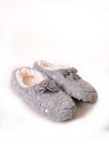 Women's Shimmer & Shine Faux Fur Slipper Moccasins style 5