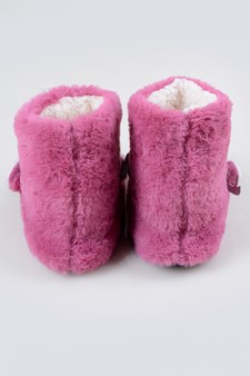 Women's Furry Reindeer Slipper Booties style 5