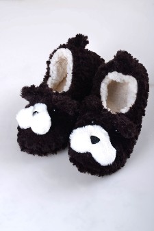 Women's Furry Dog Faux Sherpa Slippers style 11