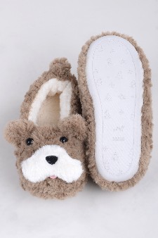 Women's Furry Dog Faux Sherpa Slippers style 15