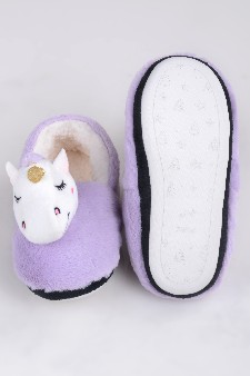 Women's Unicorn Faux Sherpa Slippers style 8