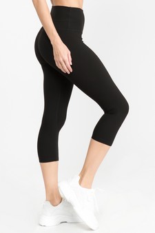 Women's Buttery Soft Capri Activewear Leggings (Large only) style 2