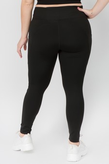 Women's High Waist Tech Pocket Activewear Leggings  (XL only) style 3