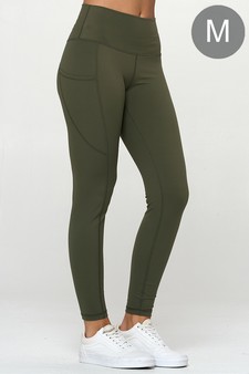 Women's Buttery Soft Activewear Leggings with Pockets (Medium only)