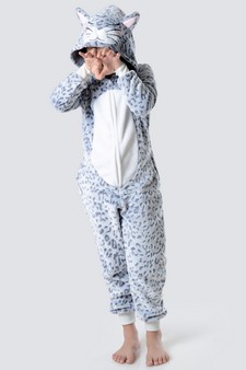 Kid's Leopard Animal Onesie Pajama (6pcs Large only) style 2