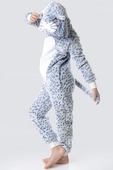 Kid's Leopard Animal Onesie Pajama (6pcs Large only) style 4