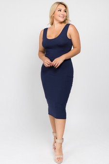 Scoop Neckline Body-Con Dress (XL only) style 4