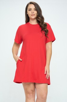 Women’s On The Go T- Shirt Dress With Pockets
