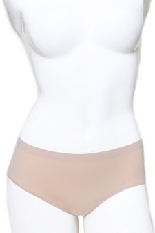 Small-Women's Seamless Bikini Brief's Color: Beige