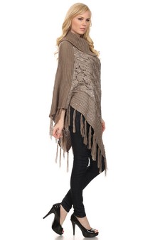 Lady's Fashion Poncho style 3