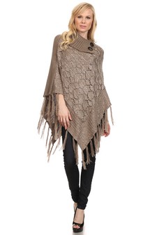 Lady's Fashion Poncho style 4